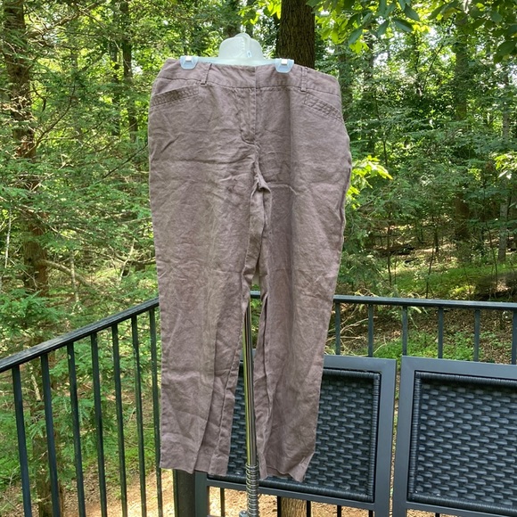 Rafaella Pants & Jumpsuits Rafaella Light Med Brown Front Pockets